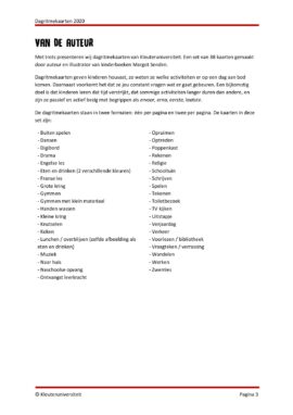 Alternative view of Kleuteruniversiteit dagritmekaarten